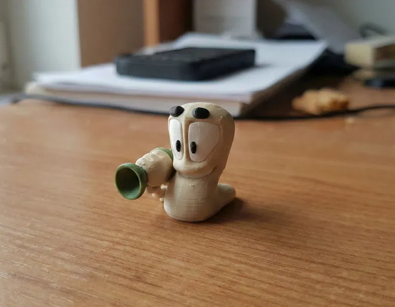 Mô hình Worms Armageddon cầm Bazooka - Chỉ 12g! - Image 4