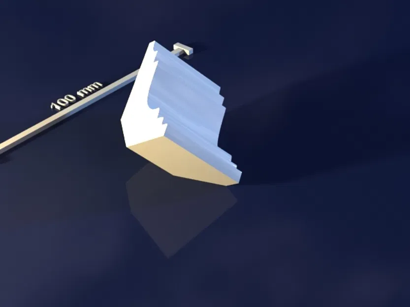 Cornice_zuxrY – Mẫu 3D khuôn Cornice chất lượng cao, sẵn sàng 3D print - Image 2