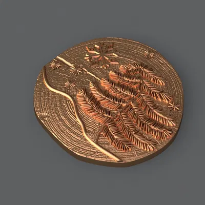 Cây Thông Noel (Christmas Tree) – Mẫu 3D làm khuôn xà phòng, chocolate & nến