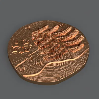 Cây Thông Noel (Christmas Tree) – Mẫu 3D làm khuôn xà phòng, chocolate & nến