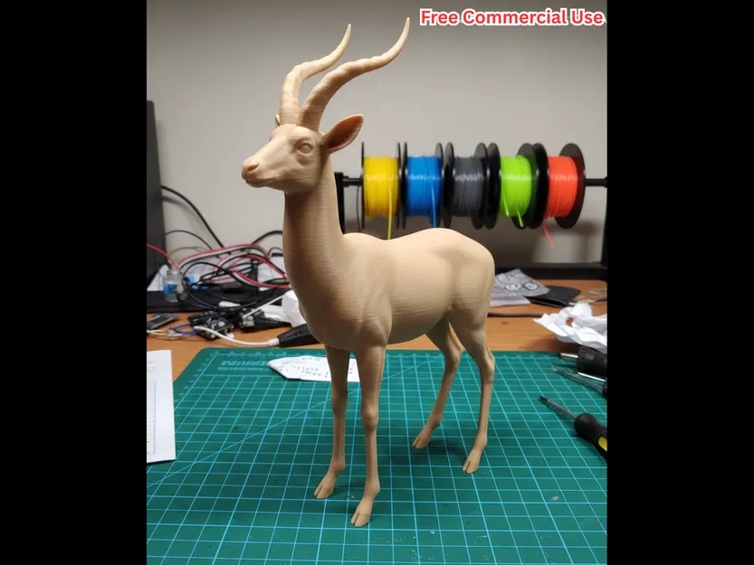 Tượng Linh Dương Bán Hiện Thực - Image 1