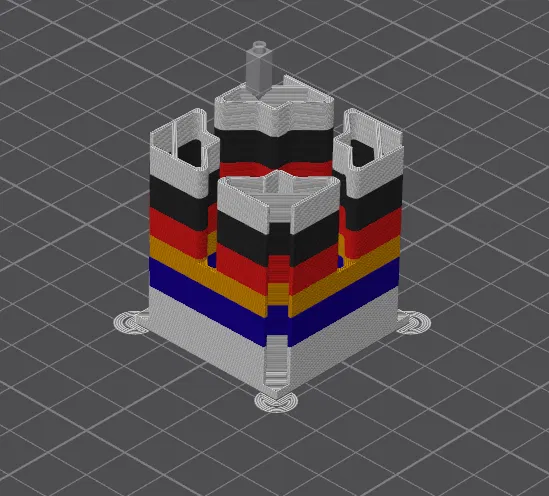 Khay tổ chức cáp USB treo tường (USB cable organizer) - Image 3