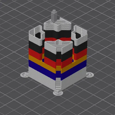 Khay tổ chức cáp USB treo tường (USB cable organizer)