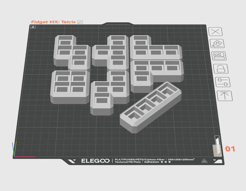 Fidget Key MX: Phiên bản Tetris - Image 1