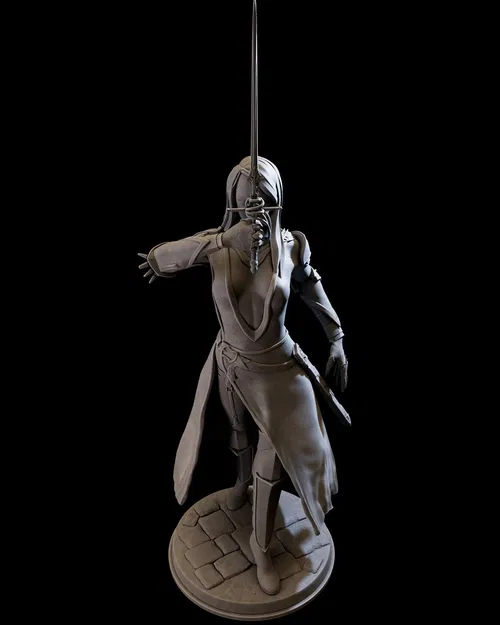 DarkLady 3d print ready - Image 1