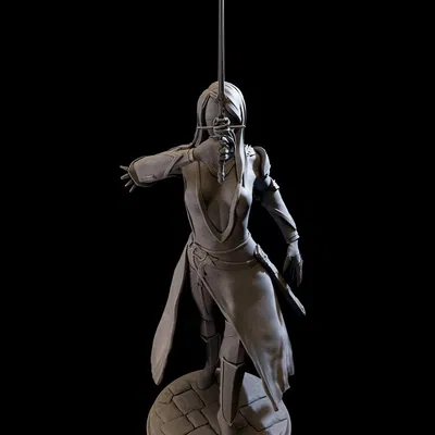 DarkLady 3d print ready