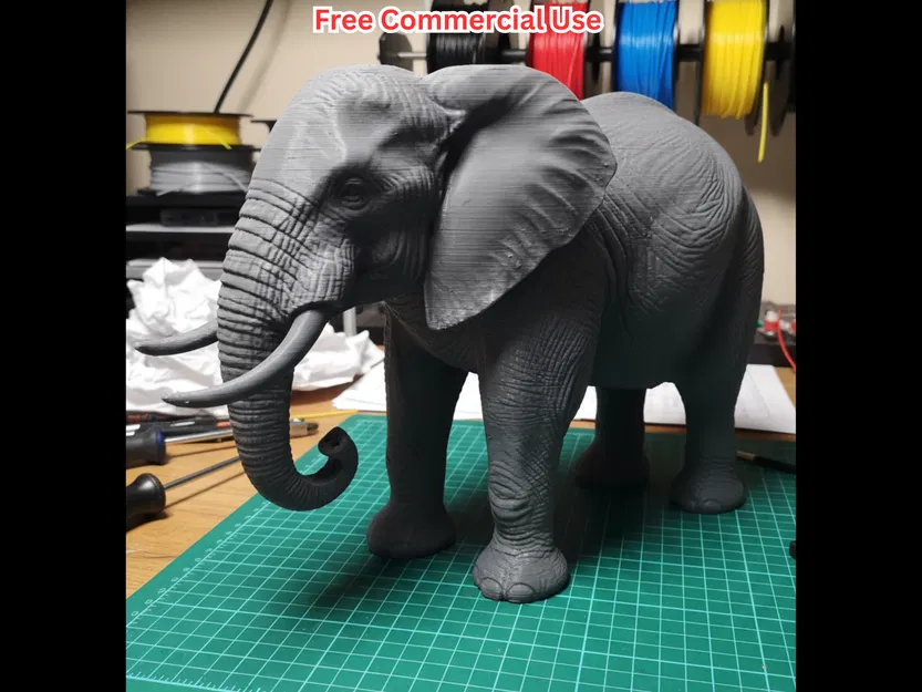 Tượng Voi Châu Phi Bán Hiện Thực - Image 1