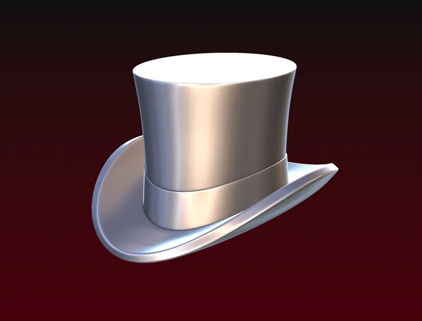 Nón Trụ (Cylinder Hat) sẵn sàng in 3D - Image 1