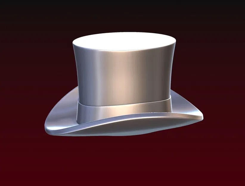 Nón Trụ (Cylinder Hat) sẵn sàng in 3D - Image 2
