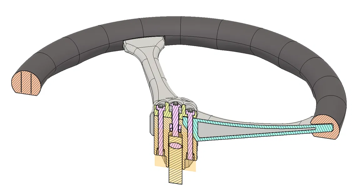 Vô lăng thay thế cho xe ride-on trẻ em (trục 8mm) - Image 5