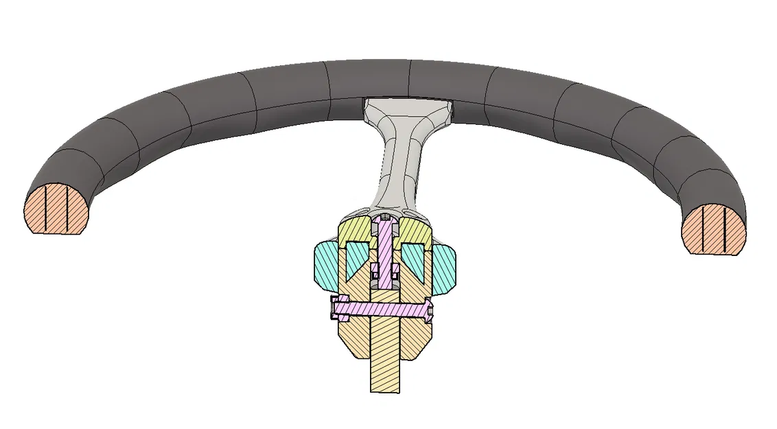 Vô lăng thay thế cho xe ride-on trẻ em (trục 8mm) - Image 6