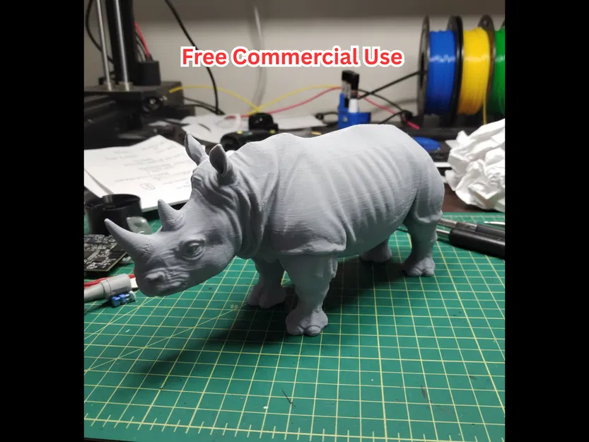 Tượng Tê Giác Bán Hiện Thực - Image 1