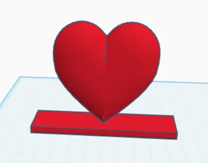 srdce – Trái tim kèm đế đứng - Image 1