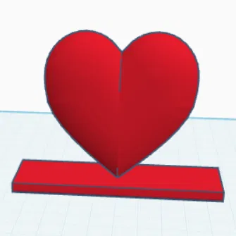 srdce – Trái tim kèm đế đứng