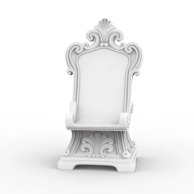 Ngai Vàng Hoa Văn Cầu Kỳ – Ornate Throne 3D Printable (3D print model)