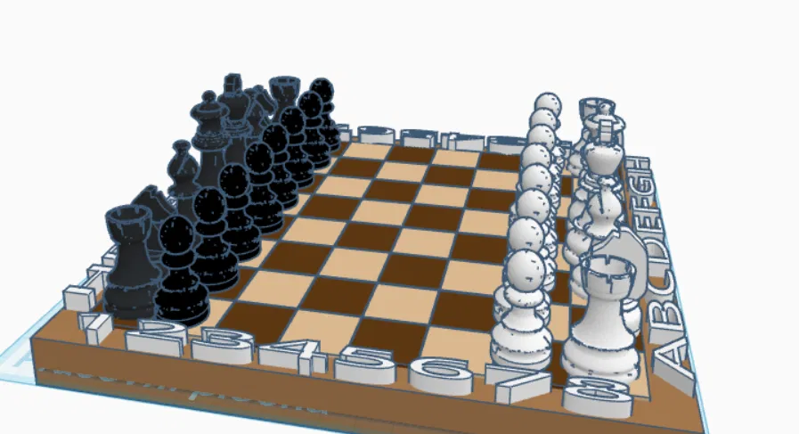 šachovnice – Mẫu trang trí - Image 1