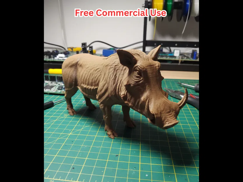 Tượng Lợn Rừng (Warthog) Bán Hiện Thực - Image 1