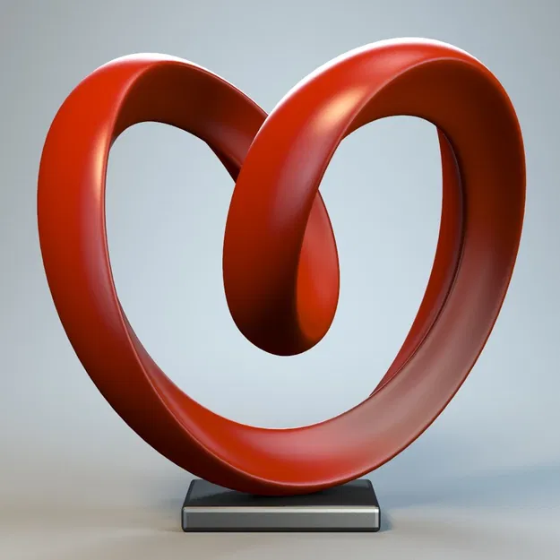 Abstract Figure m038 – Mẫu 3D trừu tượng (STL/OBJ/FBX/MAX) - Image 1