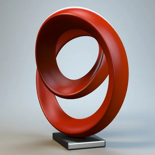 Abstract Figure m038 – Mẫu 3D trừu tượng (STL/OBJ/FBX/MAX) - Image 2