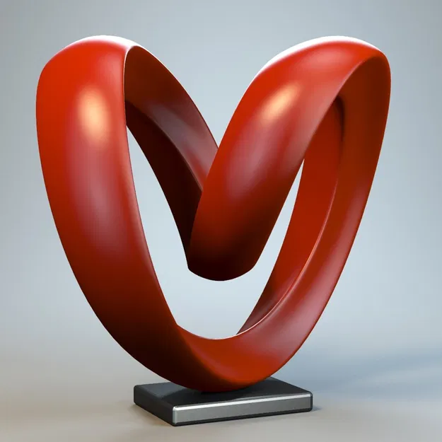 Abstract Figure m038 – Mẫu 3D trừu tượng (STL/OBJ/FBX/MAX) - Image 3