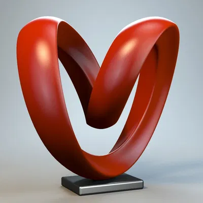 Abstract Figure m038 – Mẫu 3D trừu tượng (STL/OBJ/FBX/MAX)