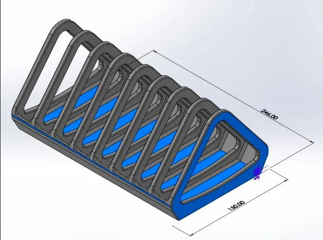 Bộ sắp xếp nắp hộp lưu trữ (Storage box lid organizer) - Image 3