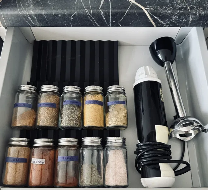 Khay Insert Sắp Xếp Ngăn Kéo Cho Hũ Gia Vị – 189 × 102 mm - Image 1