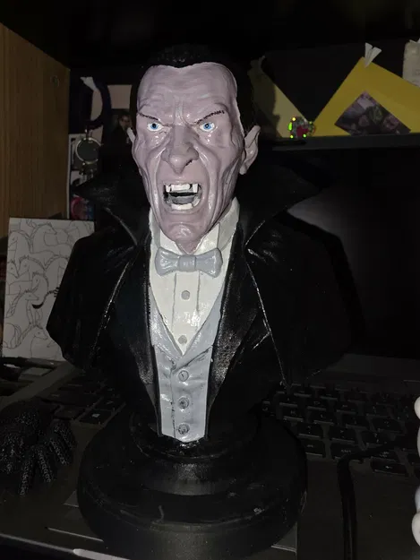 Tượng Bust Dracula - Bela Lugosi - Image 2