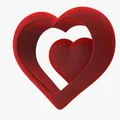 Heart Valvet Red - Thumbnail 1