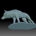 Tượng Sói 3D sẵn sàng in (Wolf Statue print Ready) - Thumbnail 2