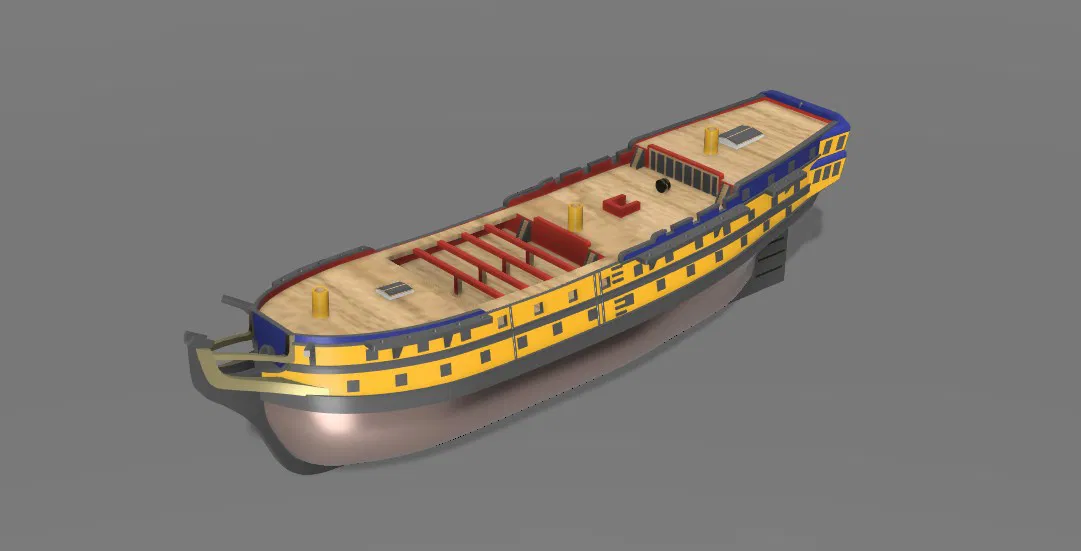 Tàu chiến tuyến 3rd-Rate Ship of the Line (HMS Alexander 1778) - Image 1