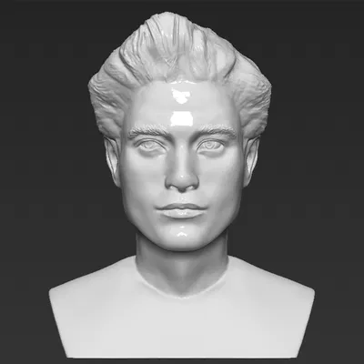 Bust Edward Cullen (Twilight) Robert Pattinson – file STL/OBJ sẵn sàng in 3D