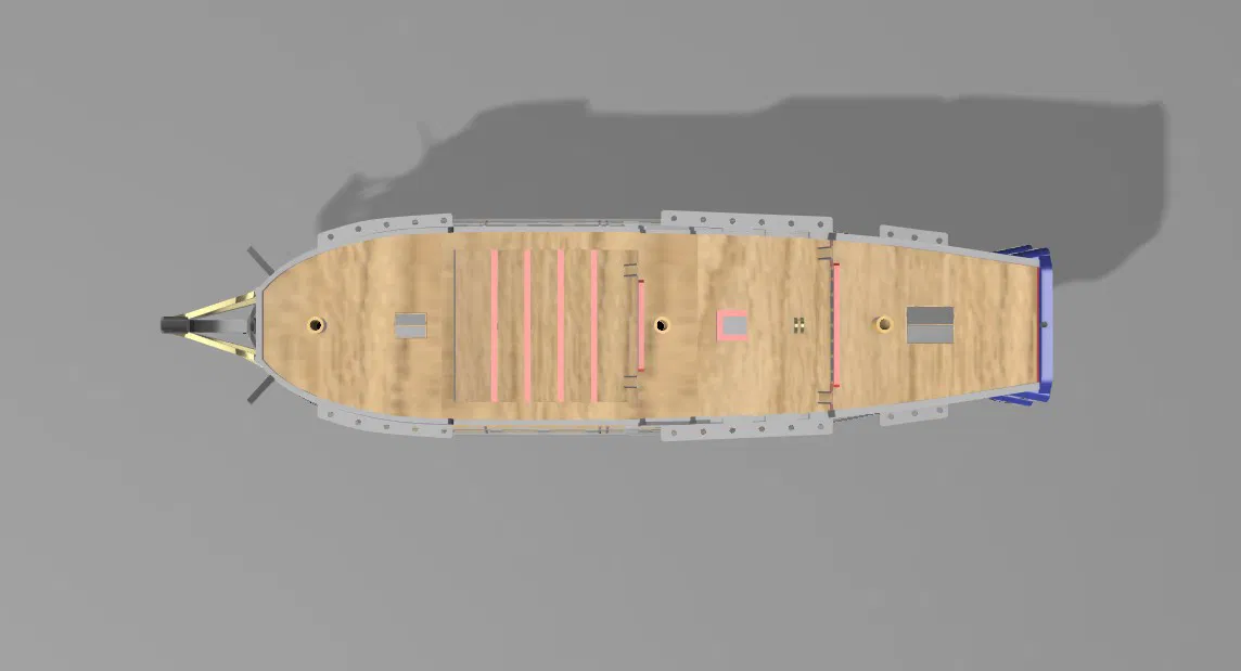 Tàu chiến tuyến 3rd-Rate Ship of the Line (HMS Alexander 1778) - Image 7
