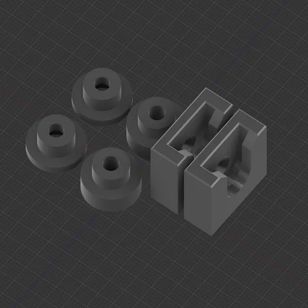 Remix: Giá treo VESA tường cho HP Elitedesk/Prodesk, dùng vít M4 socket head - Image 1