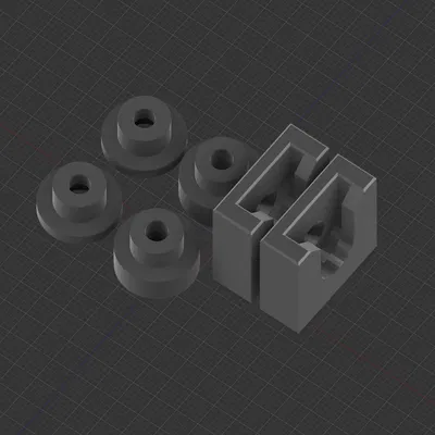 Remix: Giá treo VESA tường cho HP Elitedesk/Prodesk, dùng vít M4 socket head