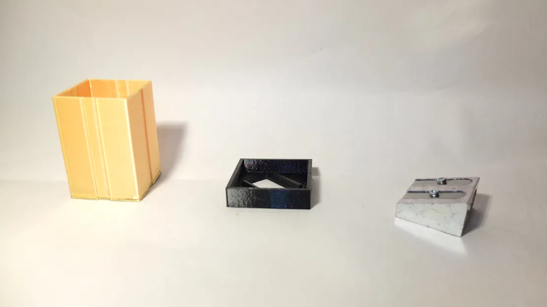 Đồ chuốt bút chì (Pencil Sharpener) in 3D kèm hộp chứa - Image 3