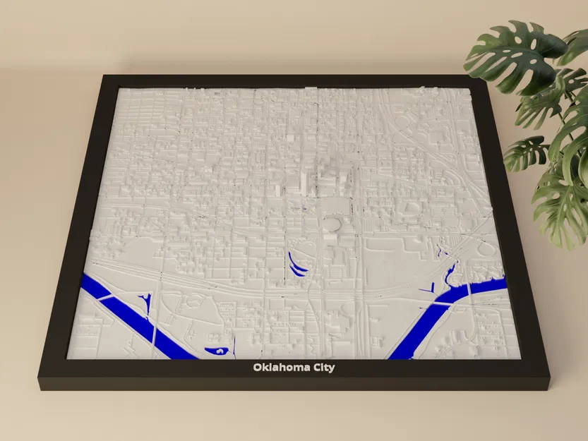 Oklahoma City, United States - Mô hình thu nhỏ 3D - Image 1