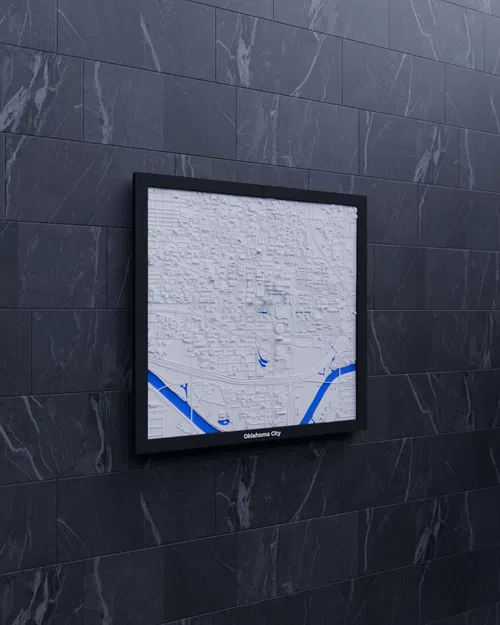 Oklahoma City, United States - Mô hình thu nhỏ 3D - Image 4