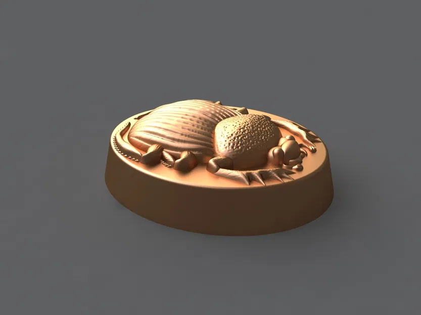 Scarab 5VOYk – Model 3D khuôn Scarab cho xà phòng, chocolate & nến - Image 1