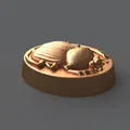 Scarab 5VOYk – Model 3D khuôn Scarab cho xà phòng, chocolate & nến - Thumbnail 1
