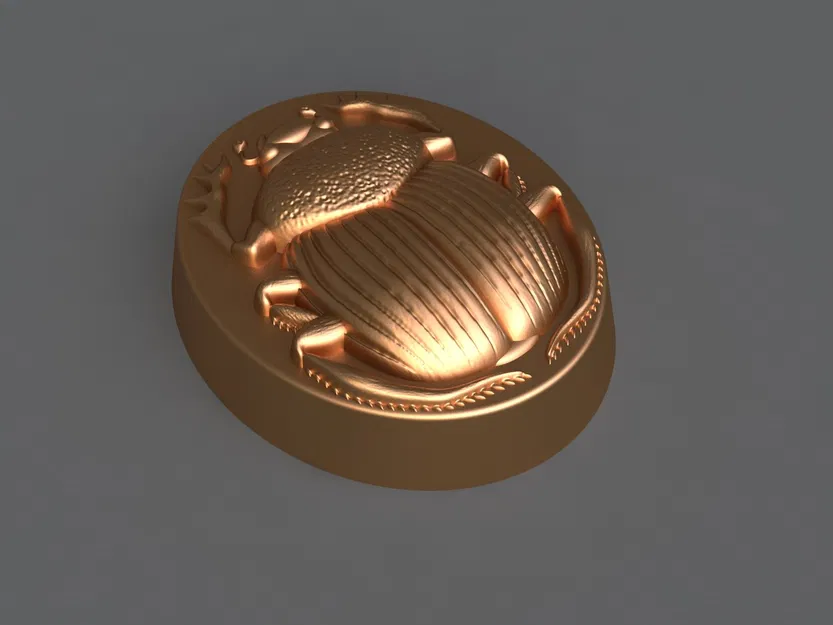 Scarab 5VOYk – Model 3D khuôn Scarab cho xà phòng, chocolate & nến - Image 3