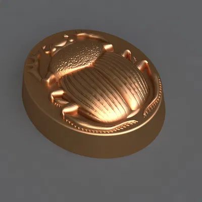 Scarab 5VOYk – Model 3D khuôn Scarab cho xà phòng, chocolate & nến