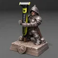 Medieval Guardian – Giá đỡ Philips OneBlade (3D Printable) - Thumbnail 1