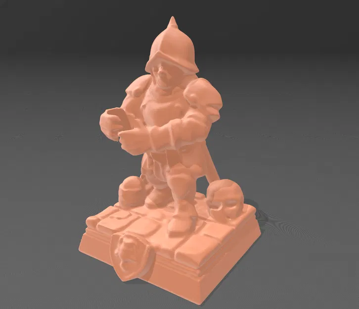 Medieval Guardian – Giá đỡ Philips OneBlade (3D Printable) - Image 2