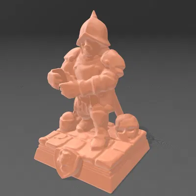 Medieval Guardian – Giá đỡ Philips OneBlade (3D Printable)