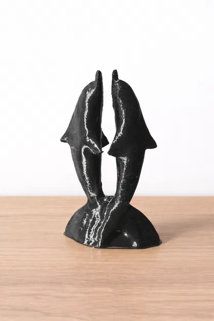 Tượng Cá Heo (Dolphin Statue) In 3D - Image 1