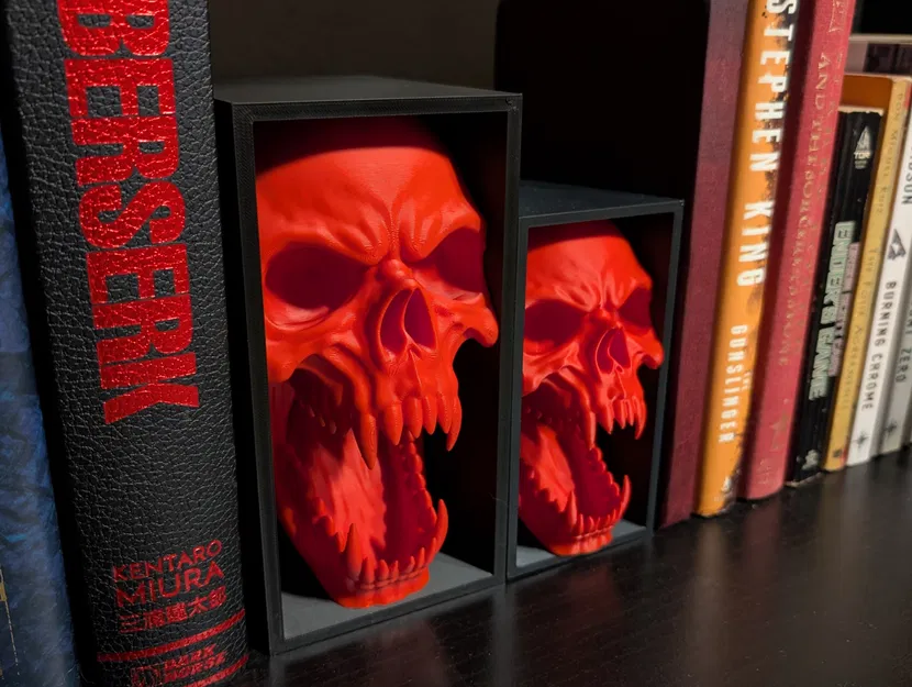 Book Nook Hộp Sách Đầu Lâu Ma Cà Rồng (Vampire Skull Book Nook) - Image 2