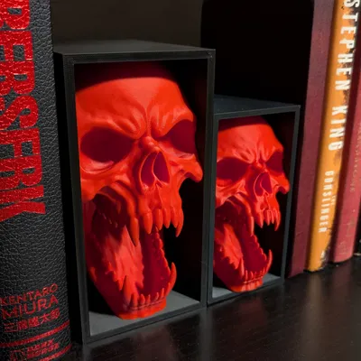 Book Nook Hộp Sách Đầu Lâu Ma Cà Rồng (Vampire Skull Book Nook)