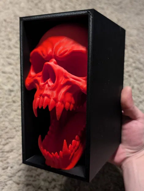 Book Nook Hộp Sách Đầu Lâu Ma Cà Rồng (Vampire Skull Book Nook) - Image 3