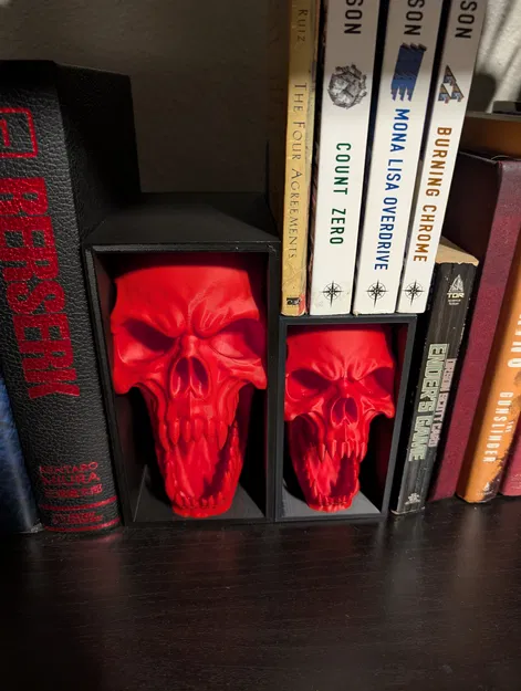 Book Nook Hộp Sách Đầu Lâu Ma Cà Rồng (Vampire Skull Book Nook) - Image 4